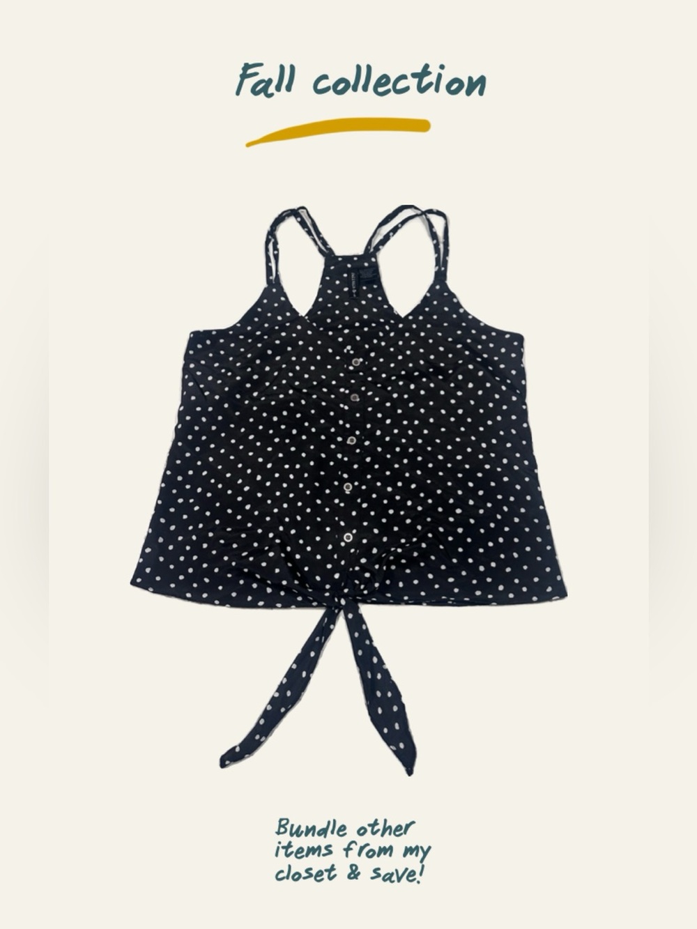 Polka dot top
